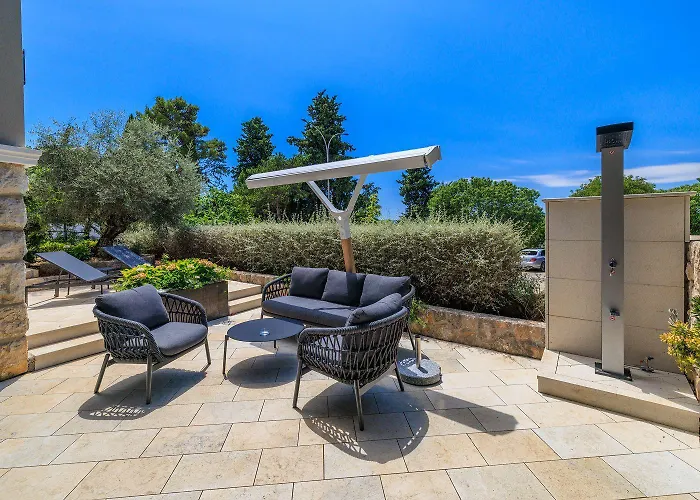 Modernes Penthouse Nur 200 Meter Zum Sandstrand Mit Meerblick Und Parkplatz Crikvenica