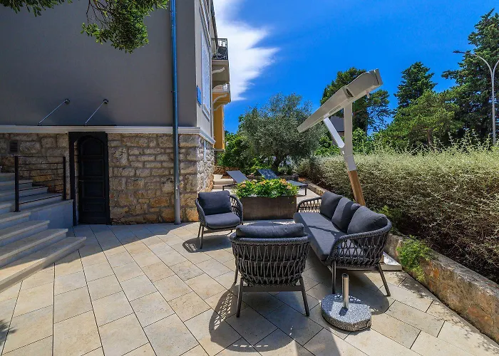 Appartement Modernes Penthouse Nur 200 Meter Zum Sandstrand Mit Meerblick Und Parkplatz Crikvenica